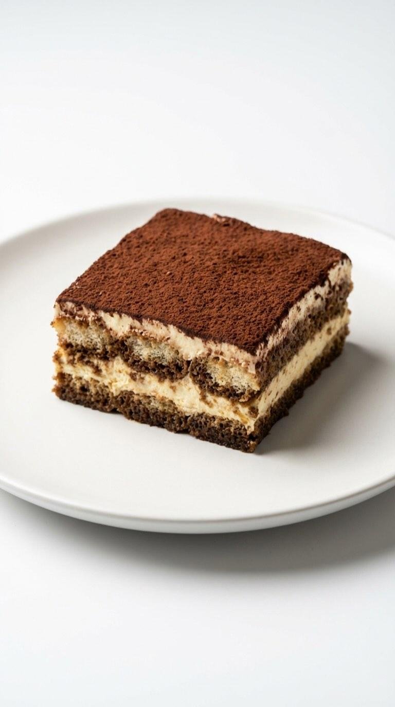 Classic Italian tiramisu storyboard