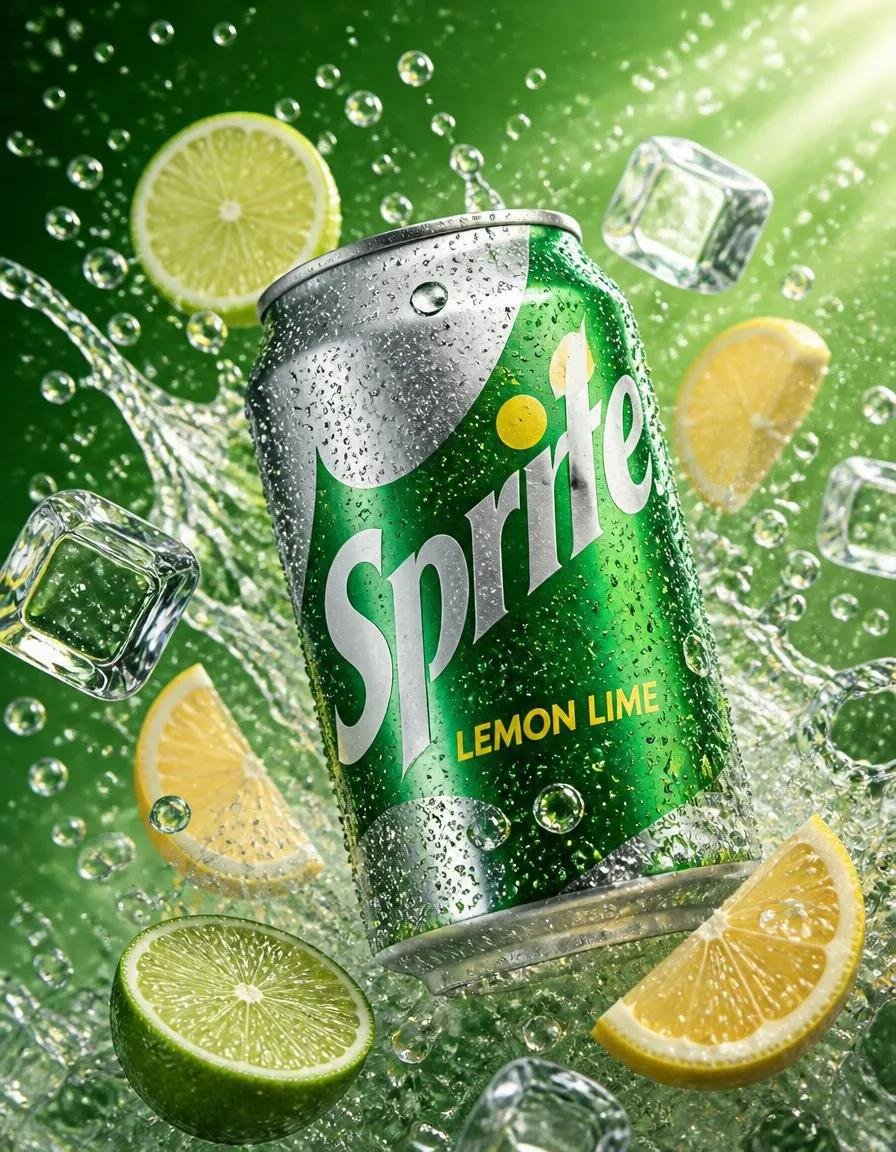 Floating lemon-lime can storyboard