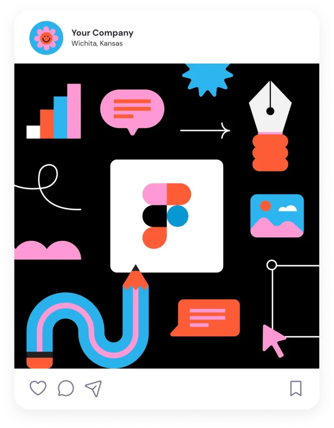 Instagram post mockup