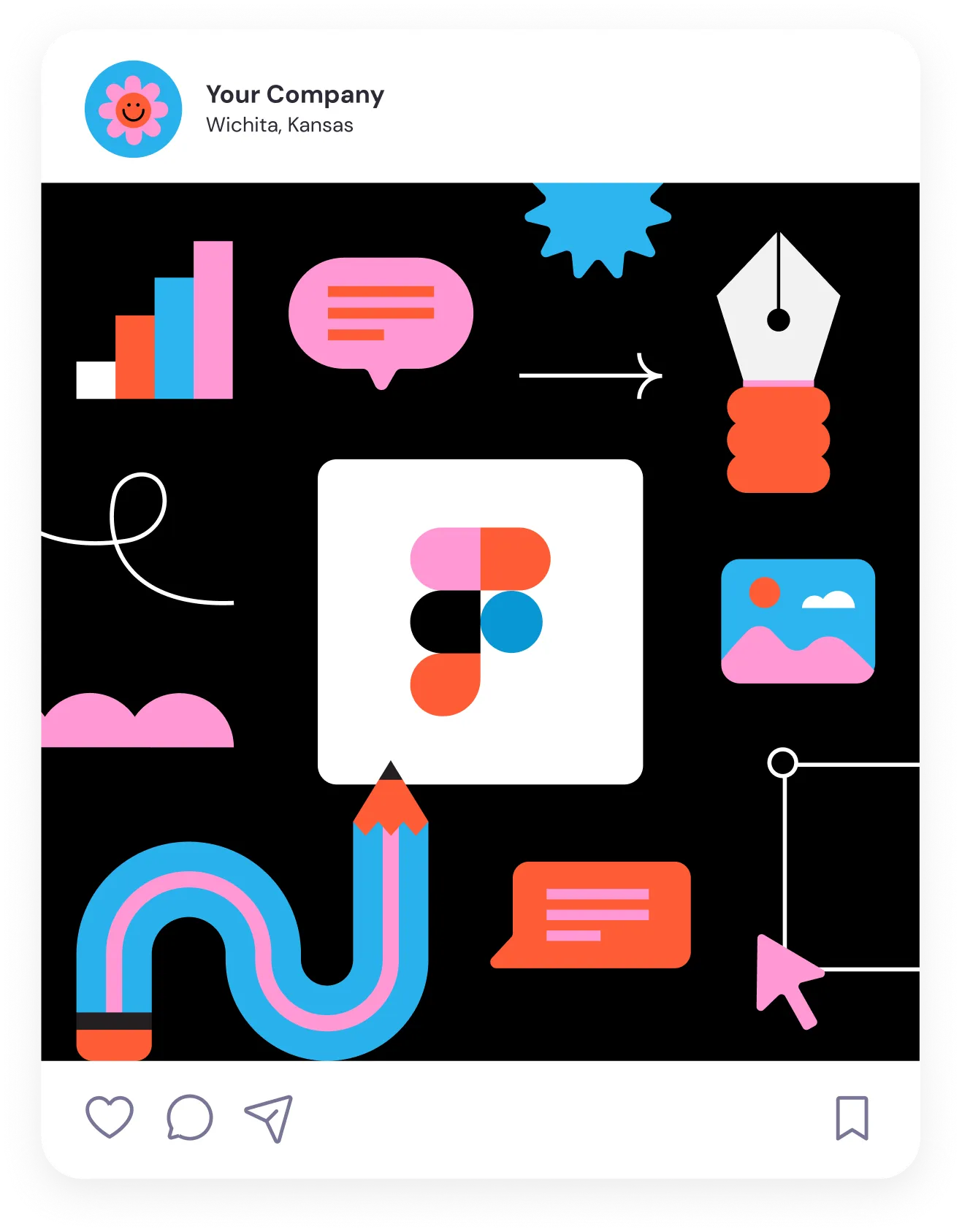 Instagram post mockup