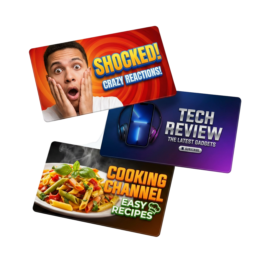 YouTube thumbnail designs